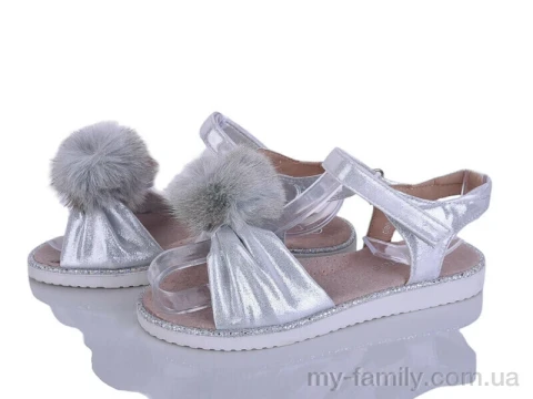 Босоніжки текстиль срібний діти дівчинка, Взуття оптом діти