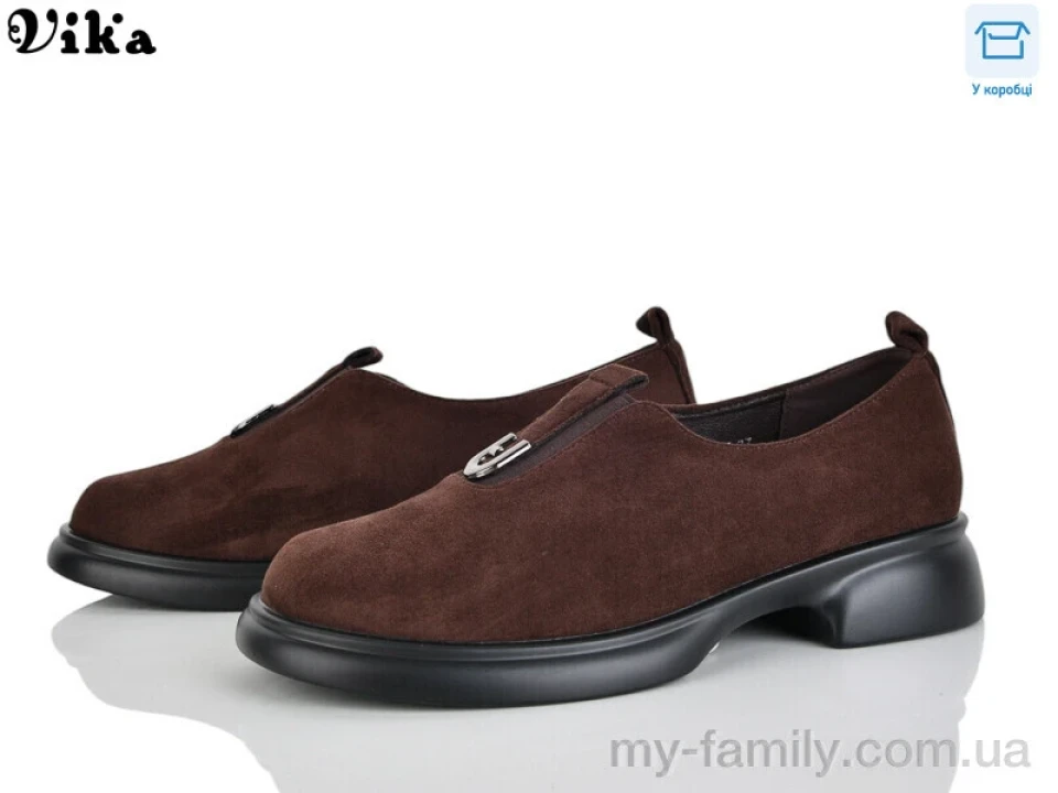 Туфлі штучна замша коричневий жінки -, Туфлі жіночі оптом