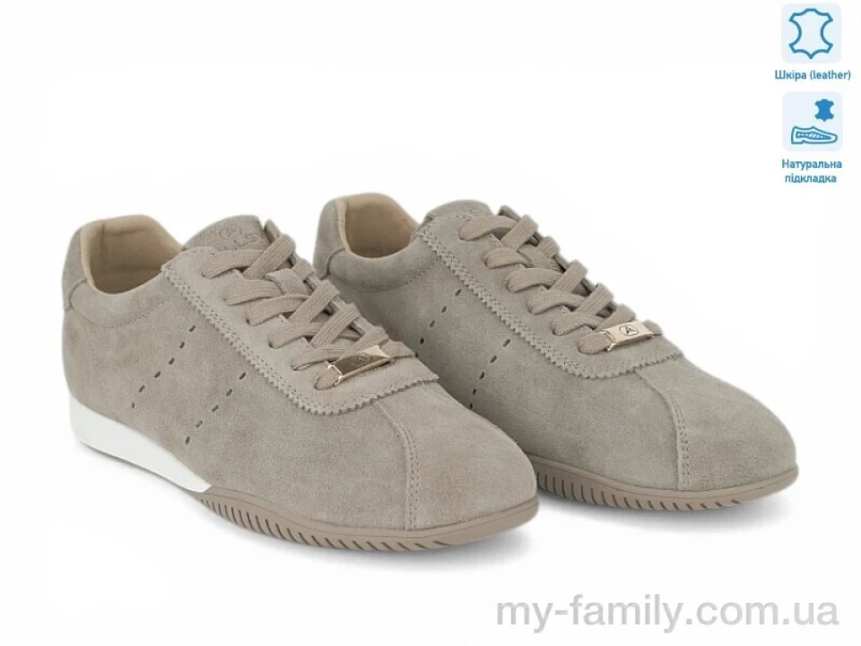 Кросівки натуральна шкіра бежевий жінки -, Жіночі кросівки оптом