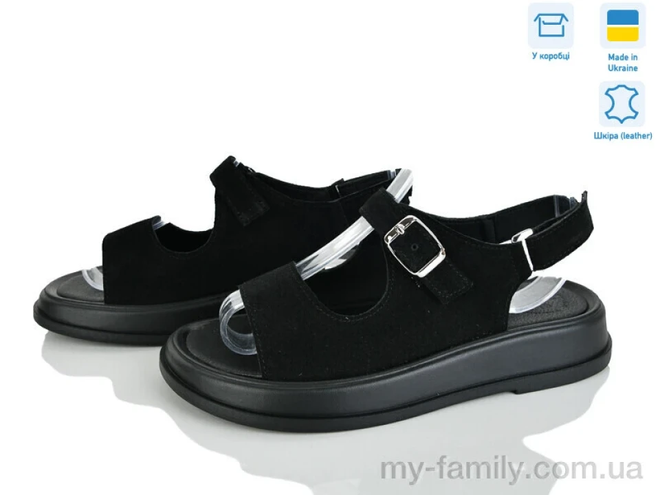 Босоніжки натуральна замша чорний жінки -, Жіночі босоніжки оптом