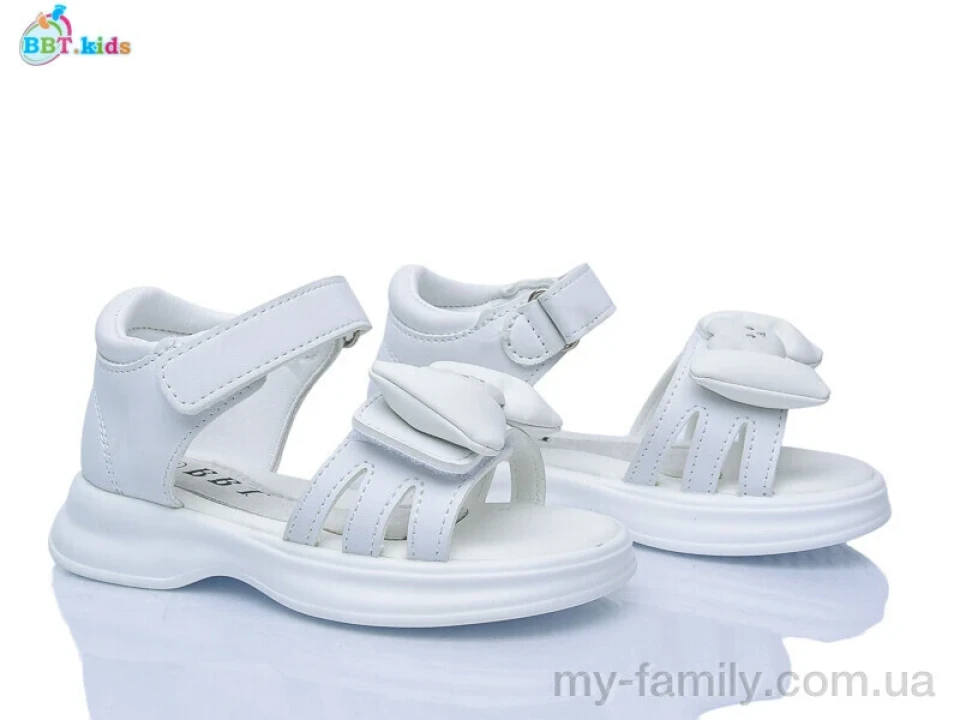 Босоніжки штучна шкіра білий діти дівчинка, Взуття оптом діти