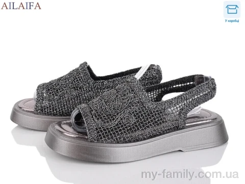 Босоножки текстиль графит женщины -, Женские босоножки оптом