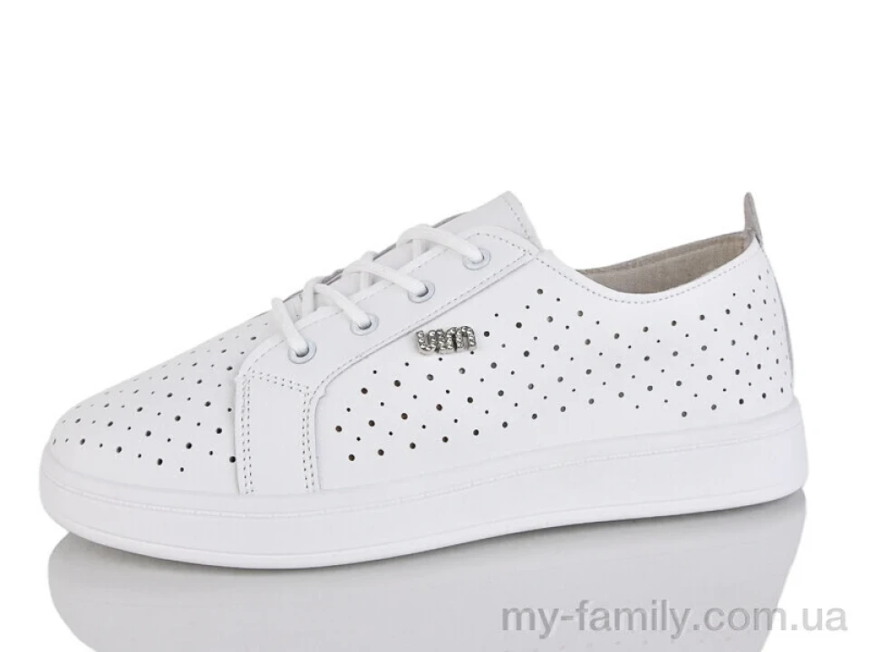 Кросівки штучна шкіра білий жінки -, Жіночі кросівки оптом