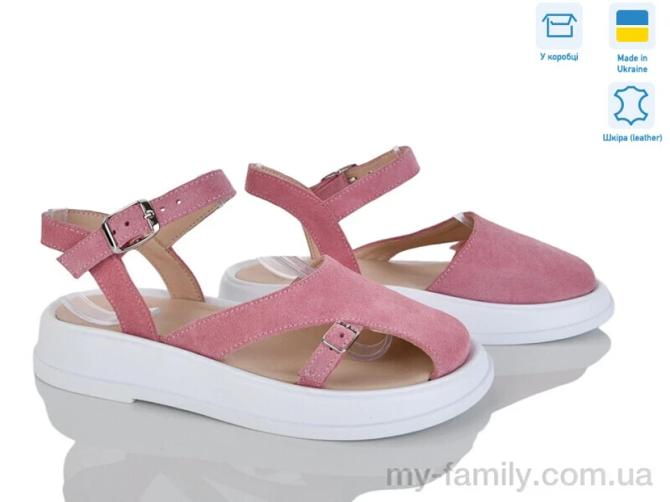 Босоніжки натуральна замша рожевий жінки -, Жіночі босоніжки оптом