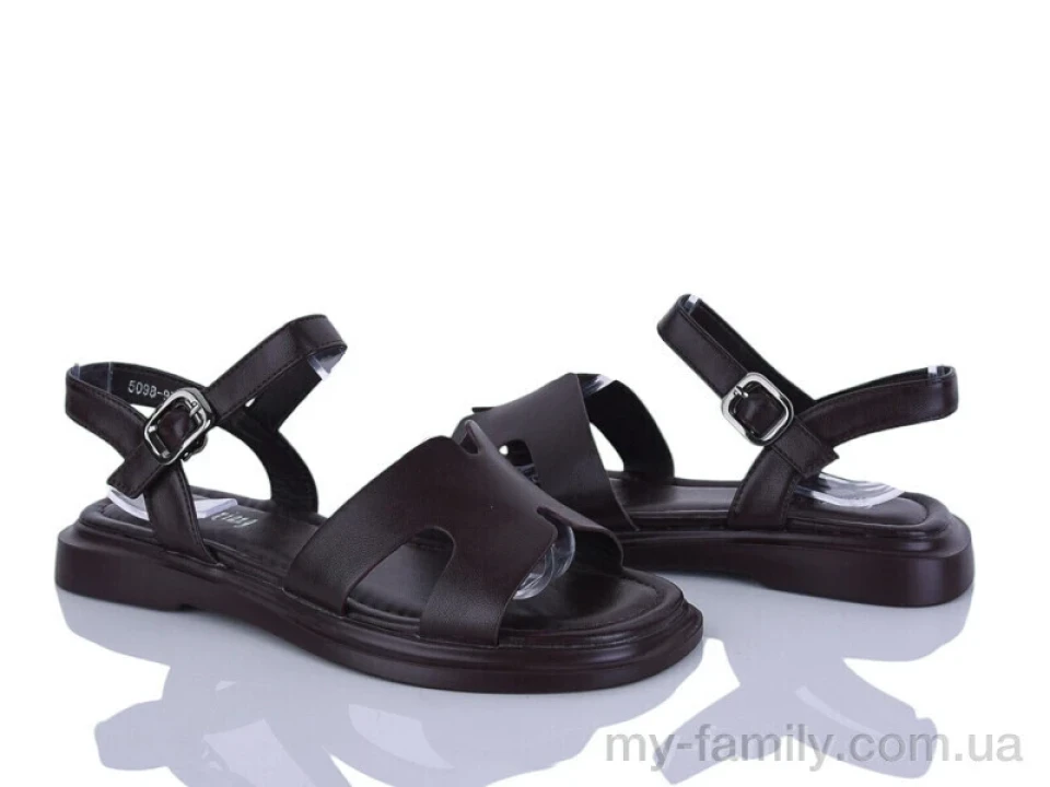 Босоніжки штучна шкіра коричневий жінки -, Жіночі босоніжки оптом