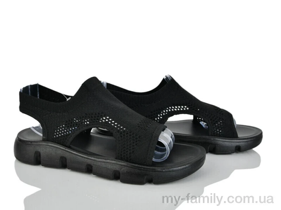 Босоніжки текстиль чорний жінки -, Жіночі босоніжки оптом