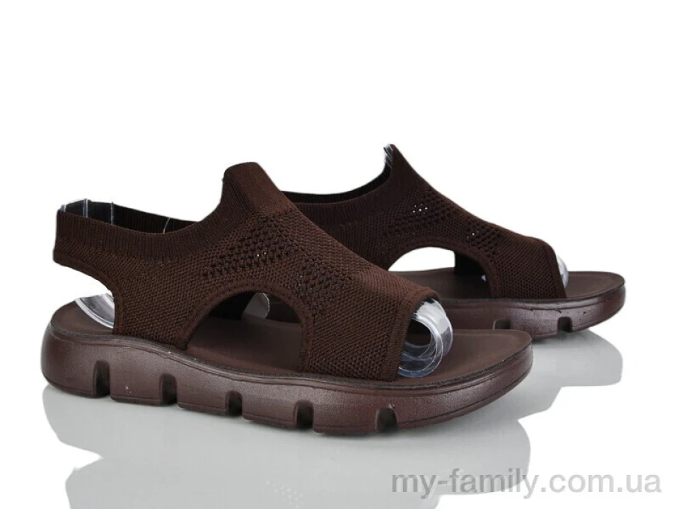 Босоніжки текстиль коричневий жінки -, Жіночі босоніжки оптом