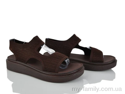 Босоніжки текстиль коричневий жінки -, Жіночі босоніжки оптом