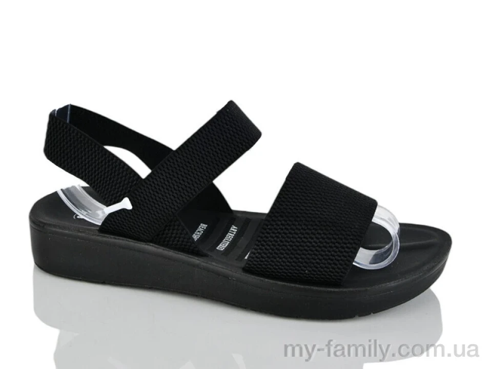 Босоніжки текстиль чорний жінки -, Жіночі босоніжки оптом