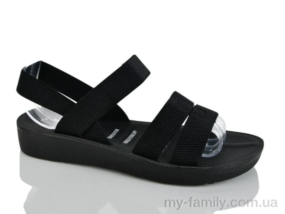 Босоніжки текстиль чорний жінки -, Жіночі босоніжки оптом