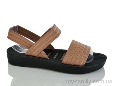 Босоніжки текстиль коричневий жінки -, Жіночі босоніжки оптом