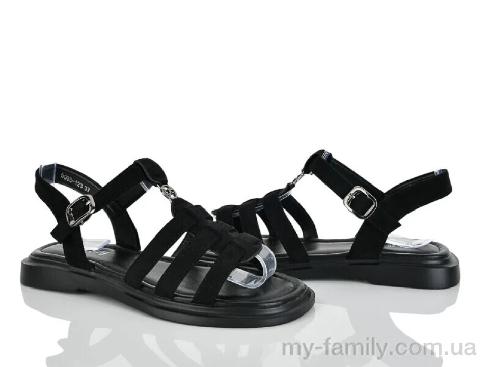 Босоніжки штучна замша чорний жінки -, Жіночі босоніжки оптом