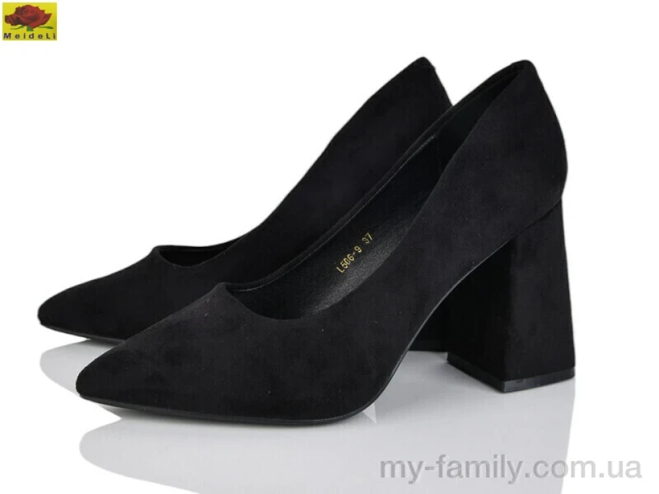 Туфлі штучна замша чорний жінки -, Туфлі жіночі оптом