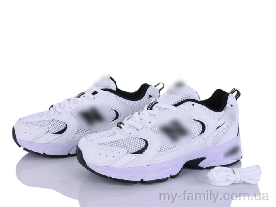 Кросівки штучна шкіра-текстиль білий жінки -, Жіночі кросівки оптом