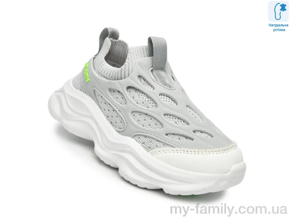 Кроссовки текстиль-пена серый дети унисекс, Детски кроссовки оптом