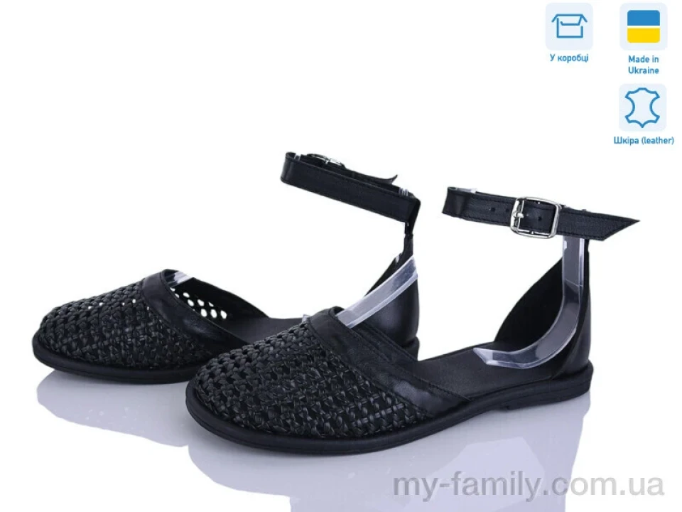 Босоніжки натуральна шкіра чорний жінки -, Жіночі босоніжки оптом