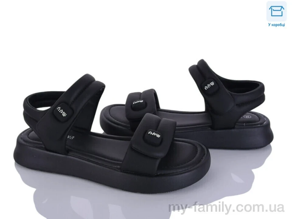 Босоніжки штучна шкіра чорний діти дівчинка, Взуття оптом діти