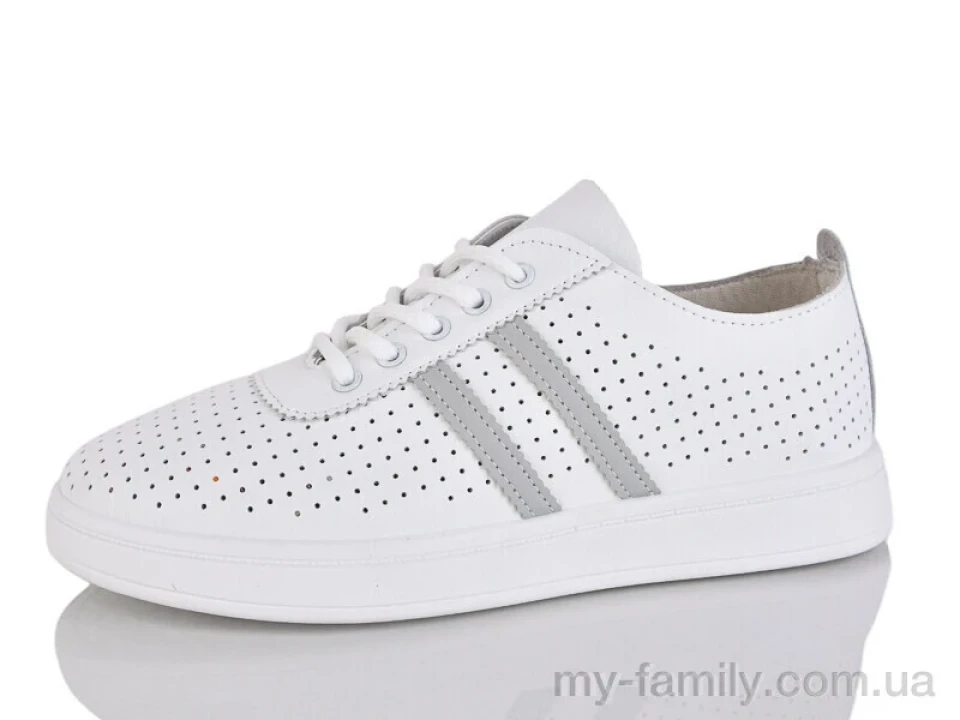 Кросівки штучна шкіра білий жінки -, Жіночі кросівки оптом