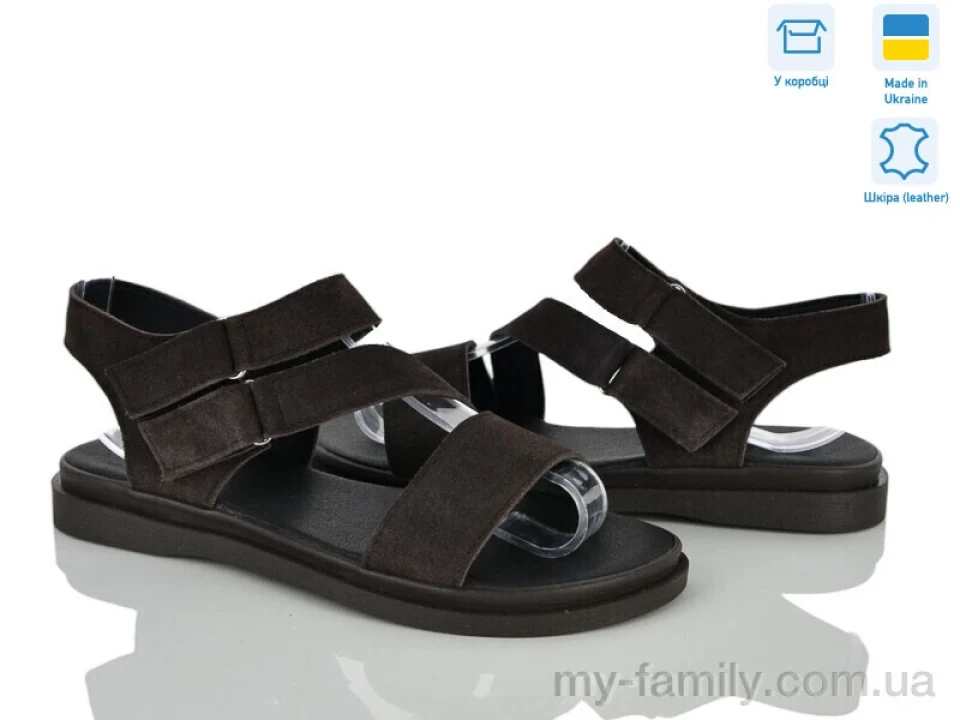 Босоніжки натуральна замша коричневий жінки -, Жіночі босоніжки оптом