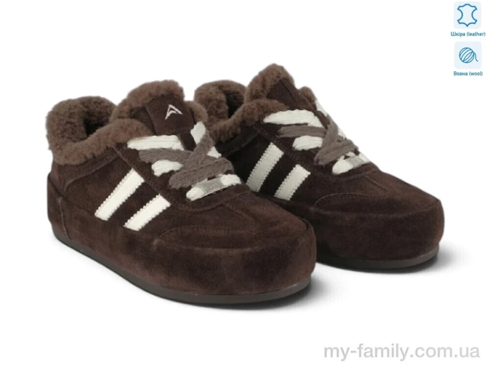 Кросівки натуральна замша коричневий жінки -, Жіночі кросівки оптом