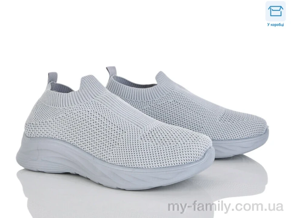 Кросівки текстиль сірий жінки -, Жіночі кросівки оптом