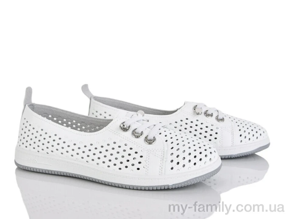 Кроссовки искусственная кожа белый женщины -, Женские кроссовки оптом