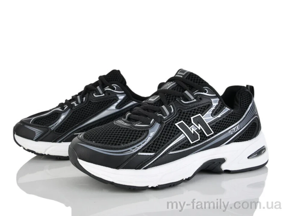 Кроссовки искусственная кожа-текстиль черный женщины -, Женские кроссовки оптом