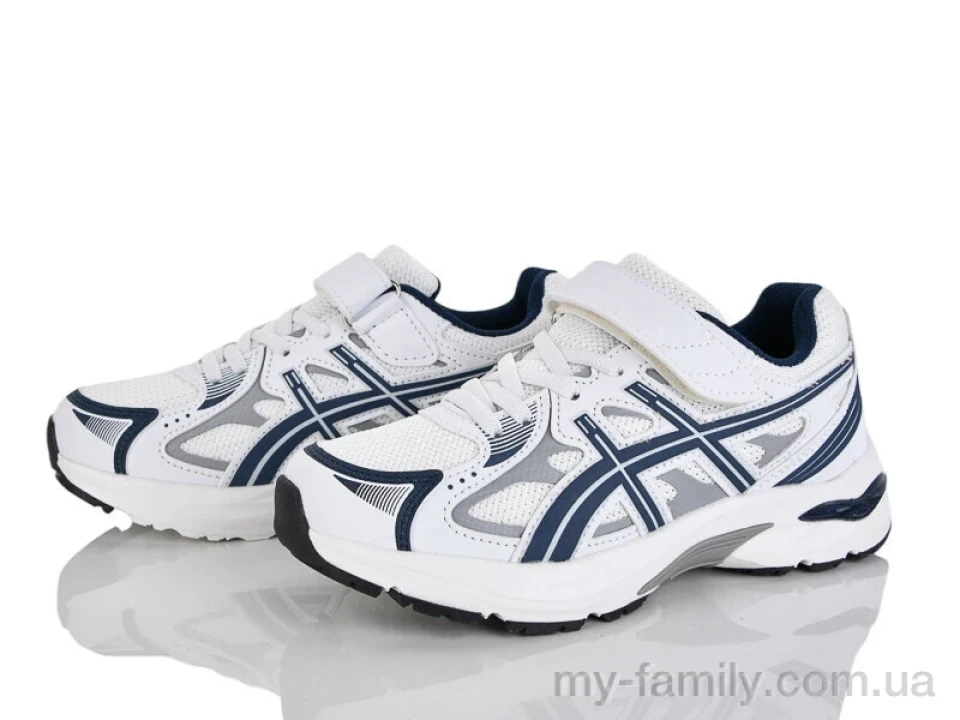 Кросівки штучна шкіра-текстиль білий діти хлопчик, Дитячі кросівки оптом