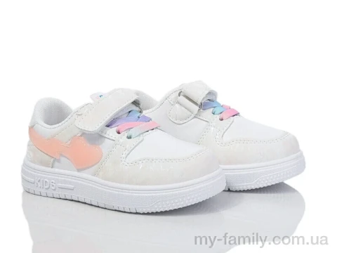 Кросівки штучна шкіра білий діти дівчинка, Дитячі кросівки оптом