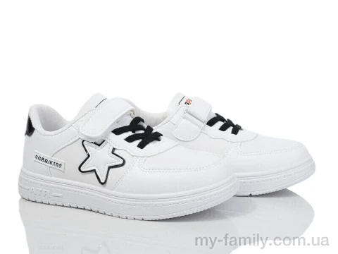 Кросівки штучна шкіра білий діти унісекс, Дитячі кросівки оптом