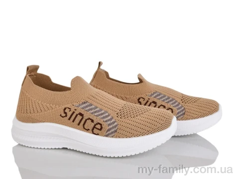 Кроссовки текстиль коричневый дети унисекс, Детски кроссовки оптом