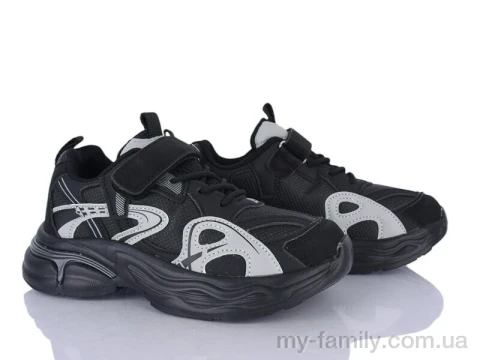 Кроссовки искусственная кожа-текстиль черный дети унисекс, Детски кроссовки оптом
