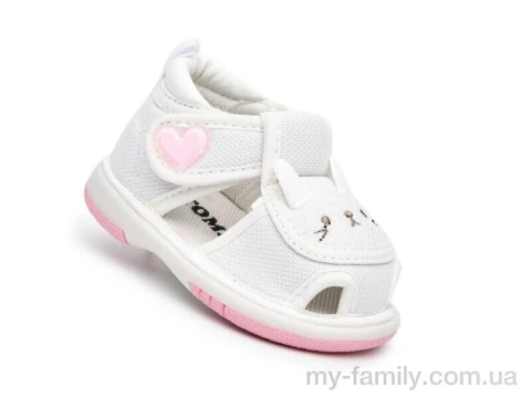 Босоніжки текстиль білий діти дівчинка, Взуття оптом діти