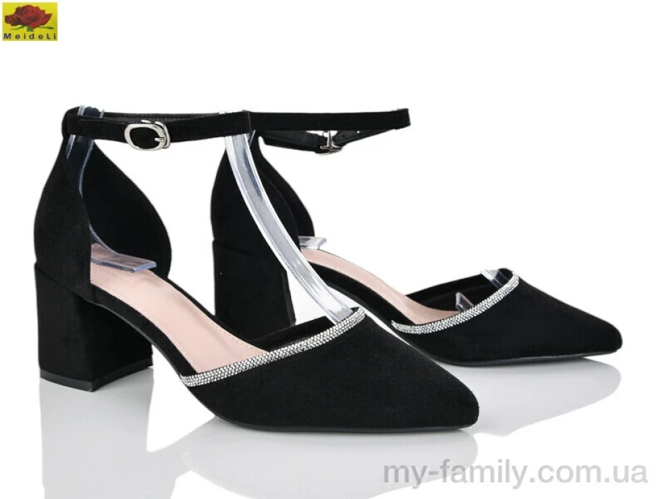 Туфлі штучна замша чорний жінки -, Туфлі оптом