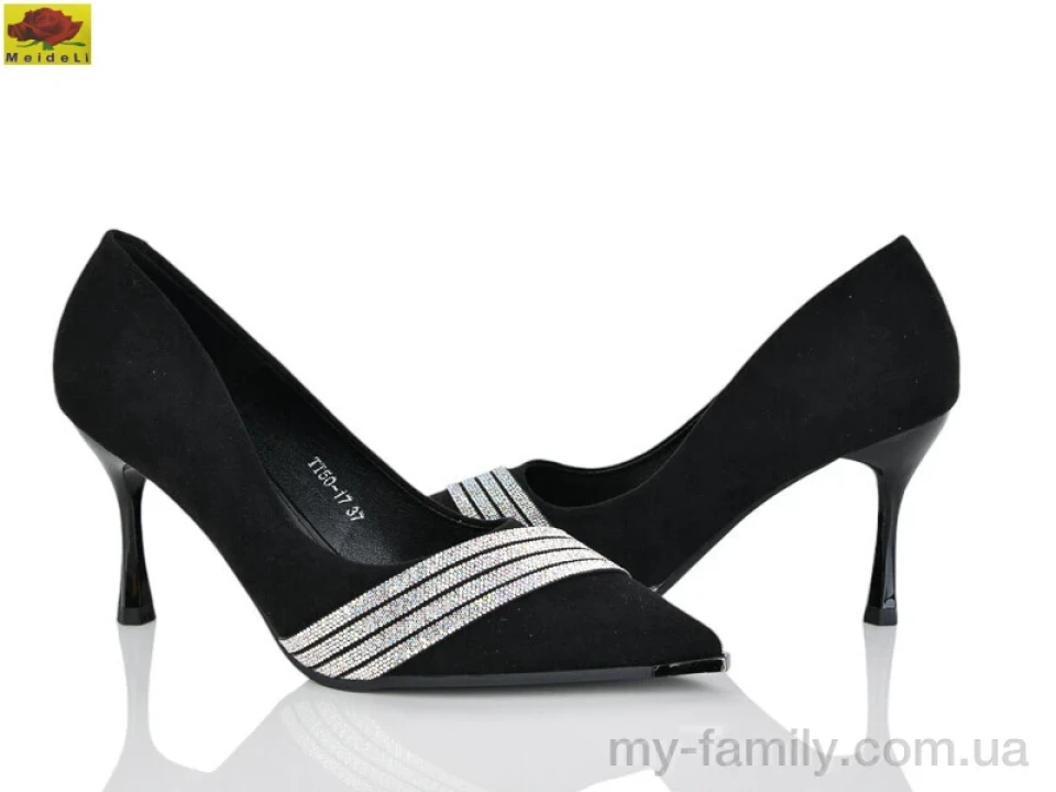 Туфлі штучна замша чорний жінки -, Туфлі жіночі оптом