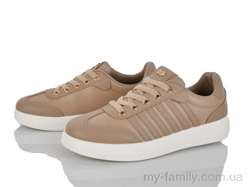 Кросівки штучна шкіра коричневий жінки -, Жіночі кросівки оптом