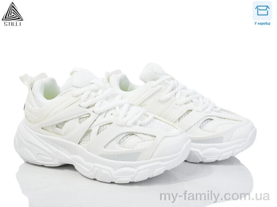 Кросівки штучна шкіра-текстиль білий жінки -, Жіночі кросівки оптом