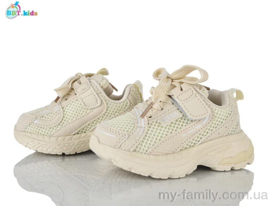 Кросівки штучна шкіра-текстиль бежевий діти унісекс, Дитячі кросівки оптом